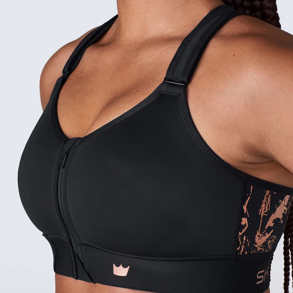 SHEFIT Flex Black Sports Bra 1Luxe